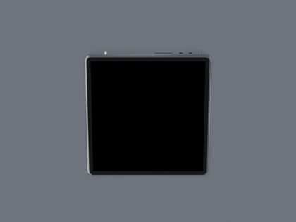 Underside with feet and power button